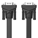 Vention VGB-B05 VGA to VGA Flat Cable Male to Male Black Braided Shielding Premium HDTV VGA Cable