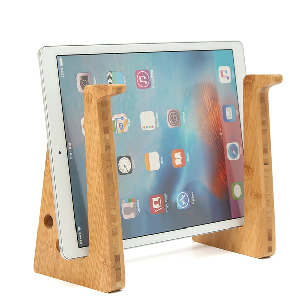 Multifunctional Wooden Detachable Desktop Stand Holder for Macbook Laptop Tablet Phone Keyboard