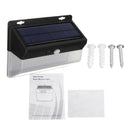206 LED Solar Powered PIR Motion Sensor Light Outdoor Garden Security Wall