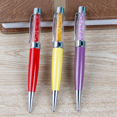 Crystal U disk signing pen with USB business U disk 8G ballpoint pen Beautiful advertising pen Rhinestone pen