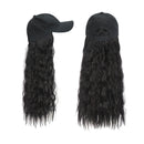Woman Girl Cap Wig Hat Light Long Wavy Halloween Party Curly  Club Winter