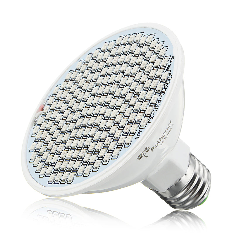 200 LED Grow Light Lamp Bulbs Plant Flower Grow Lantern With Flexible Desk Clip