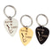 1Pcs Stainless Steel Guitar Picks with Keychain or Pendant Necklace