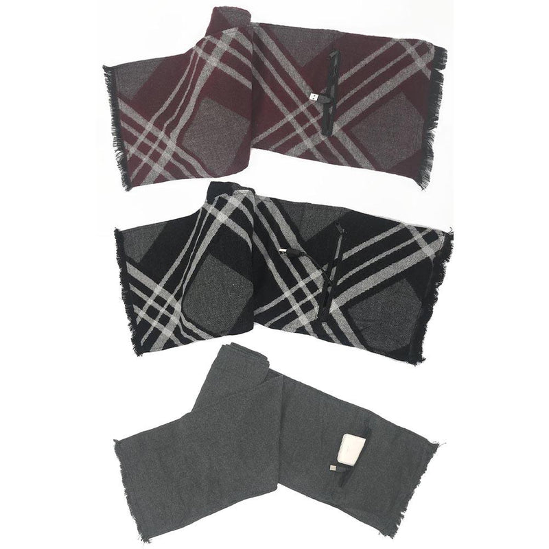 Cashmere USB Electric Scarf Rechargeable Heated Scarf Washable Scarf Warm Neck Protective Clothing