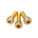 Suleve M2AH3 50Pcs Titanium Plated M2 Hex Socket Cap Head Screws Alloy Steel 12.9 Grade Screw Bolt 4-12mm