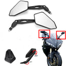 Motorcycle Rearview Mirrors Pair For Yamaha Honda Suzuki Kawasaki BMW KTM