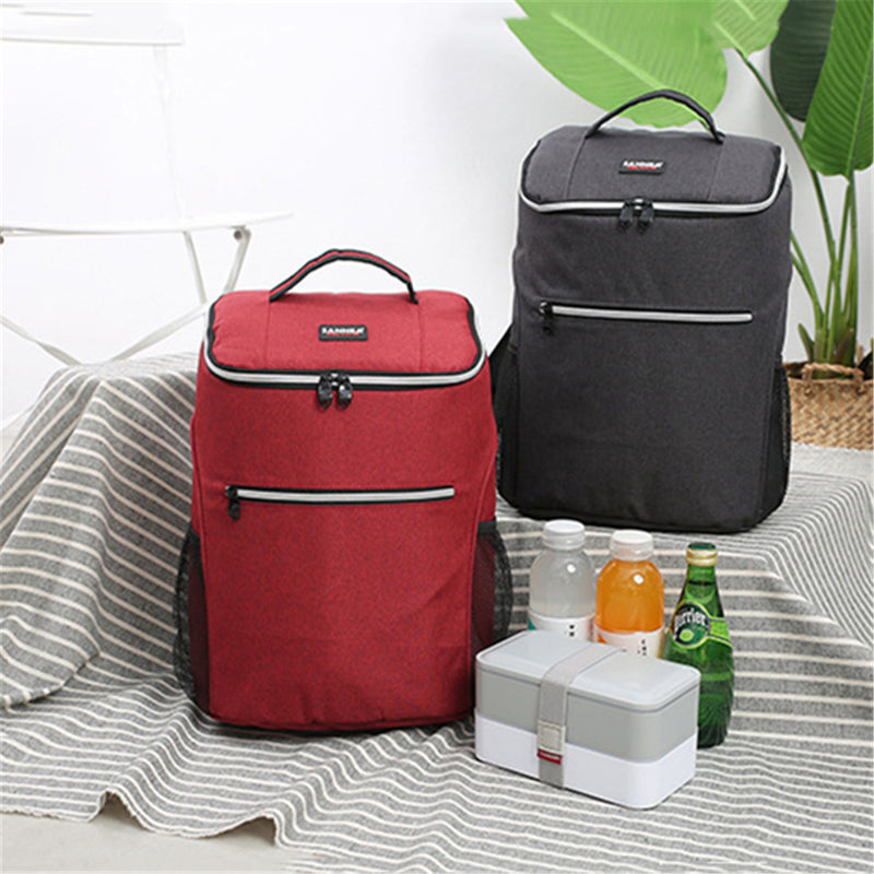 20L Picnic Insulated Cooling Backpack Ice Cooler Bag Lunch Box Food Container Pouch Outdoor Camping BBQ