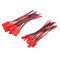 Excellway 20pcs 2 Pins JST Female Connector Plug Cable Wire Line 110mm 22AWG