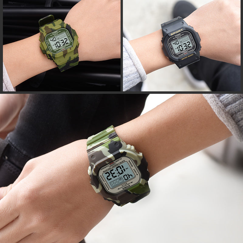 SYNOKE 9613 Outdoor Sport Men Watch 3ATM Waterproof Luminous Display Digital Watch