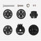 GUB 638 Aluminum Alloy Stopwatch Extension Bracket Outdoor Riding Code Table Holder Bike Holder Accesories