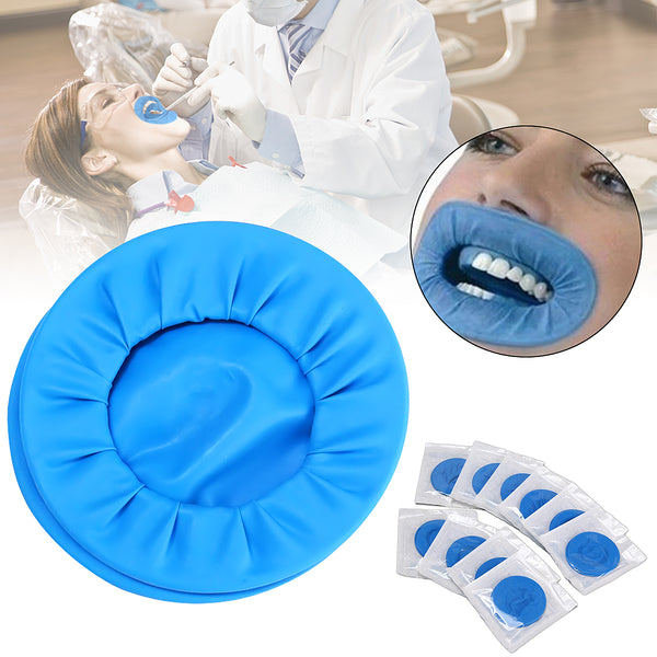 10Pcs Dental Disposable Sterile Rubber Dam Cheek Lip Retractor Mouth Opener Tools