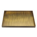 Geometric Gold Trays Metal Iron Food Fruit Plate Desktop Makeup Organizer Jewelry Dish Storage Holder