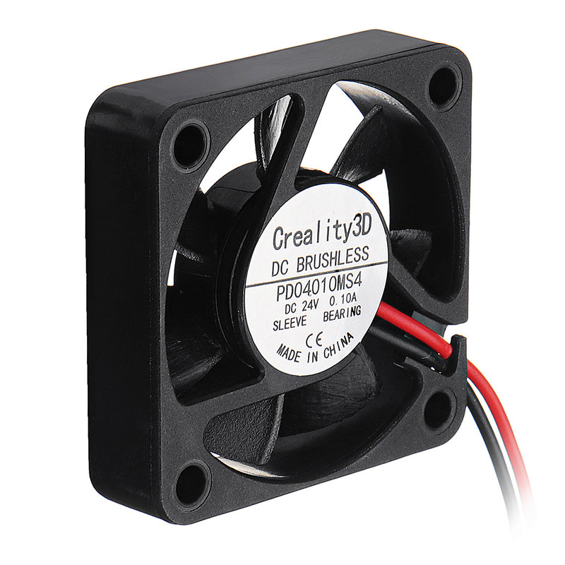 10pcs Creality 3D 40*40*10mm 24V High Speed DC Brushless 4010 Cooling Fan For Ender-3 3D Printer