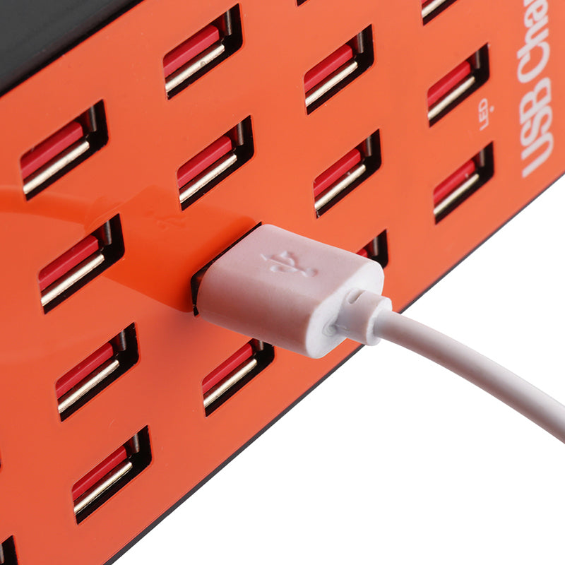 AC 100-240V 20 Ports USB Charging Station USB 5V 18A Output USB Charger Adapter