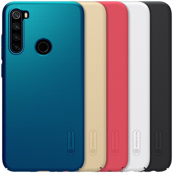 NILLKIN Frosted Shield Anti-scratch PC Hard Back Protective Case for Xiaomi Redmi Note 8