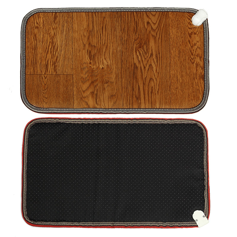 220V Electric Foot Heating Warmer Pad Heated Floor Carpet Mat Heating Board Warm Keeper