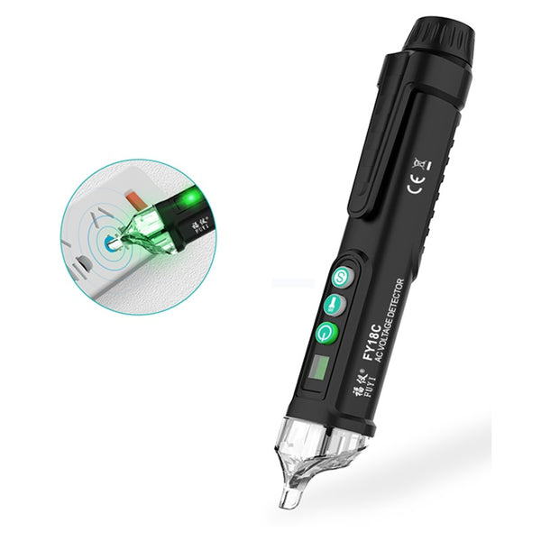 Intelligent Non Contact AC Voltage Detector Pen Tester Pen Digital 12-1000V AC Voltage Tester Detectors Electric Tester Meter