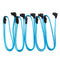 5 x 18" SATA 3.0 Cable SATA3 III 6GB/s Right Angle 90 Degree HDD Hard Drive Converter Cable