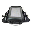 Expandable Magnetic Touch Screen Motorcycle Oil Gas Fuel Tank Helmet Bag Saddlebags Pouch Smartphones GPS Storage Racing Waterproof