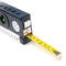 Loskii DX-012 Multipurpose Laser Level Horizontal Vertical Measure Tape Aligner Ruler With 3 Bubbles
