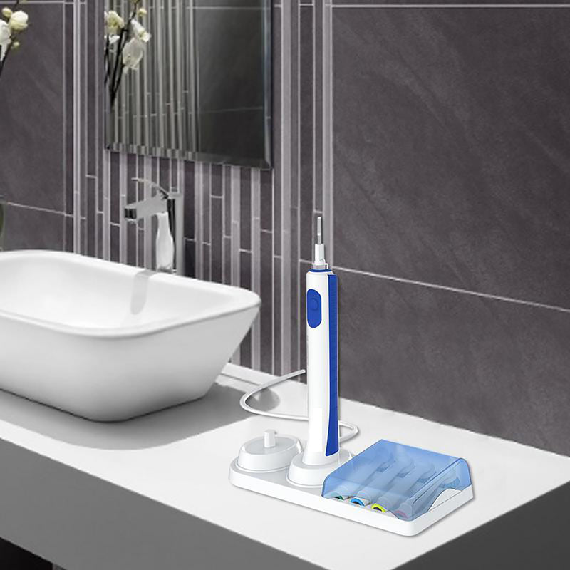 Toothbrush Holder Brush Head Storage Organizer Charger Stand For Braun Oral-B