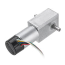 Machifit JGY-370 DC 12V Double Shaft Motor Reduction Gear Turbine Worm Self-locking Motor