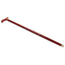Folding 3-Section Climbing Sticks Walking Stick Adjustable Sandalwood Walking Crane Bird Head Design Grips w/ Bag