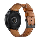 Genuine Leather Watch Band Strap For Samsung Gear Sport S4/Garmin Vivoactive 3