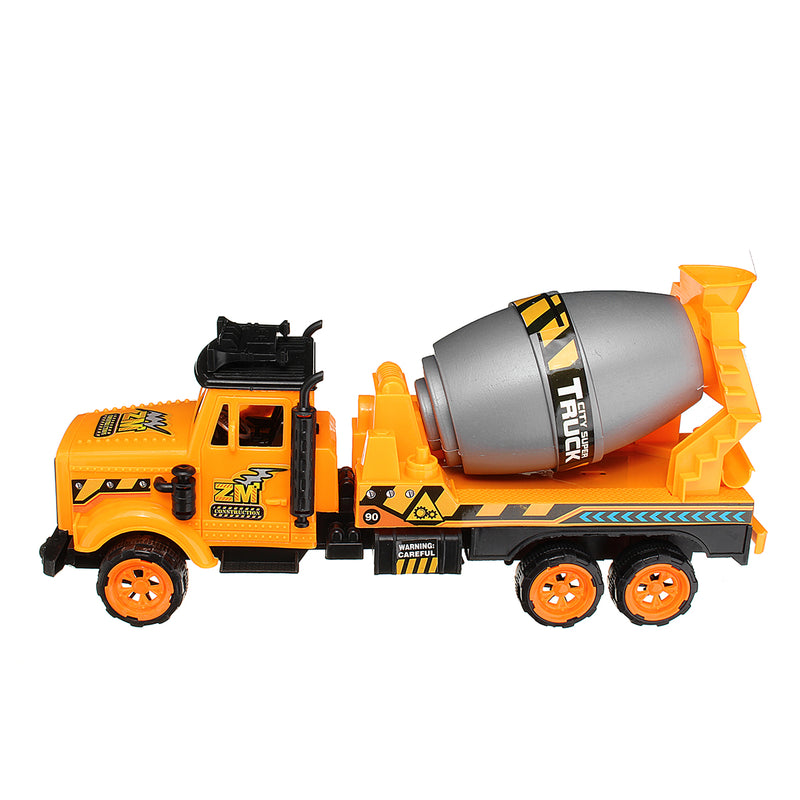 Baby Kids Fire Tanker Truck Construction Agitating Lorry Vehicle Cars Model Toys for Kids Children Toddlers Boys Gift