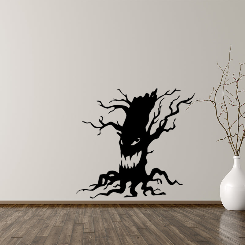Miico FX3014 Halloween Sticker Cartoon Sticker Ghost Tree Pattern Removable  Wall Stickers