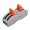 2Pin Wire Docking Connector Termainal Block Universal Quick Terminal Block SPL-2 Electric Cable Wire Connector Terminal Butt Joint Cable Connector 0.08-4.0mm