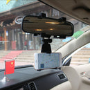 Universal Rear View Mirror Car Mount Phone Holder Bracket Cradle For 3.5-5.0'' Smart Phone
