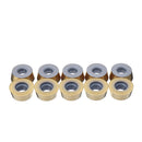 Drillpro 10pcs SRPMW1204MOT-GP CAD Carbide Insert for Turning Tool Holder Lathe Carbide Turning Tools