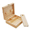 Natural Pine Stash Box Handmade Rolling Tray Saving Box Jewelry Storage Box