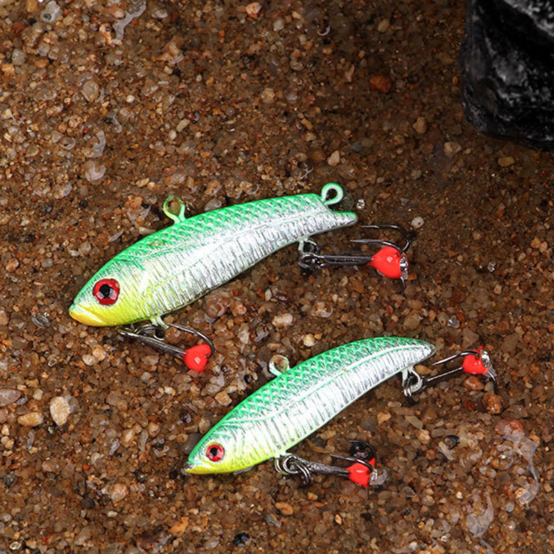 ZANLURE 5pcs/set 35g 5.5cm Winter Ice Fishing Lure 3D Eyes Carp Fly Hard Bait Lure
