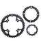 32T/22T Round Black Chainring Bicycle Repair Discs For 9 Speed Crank CrankSet