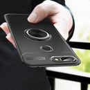 Bakeey Shockproof Thin Back Cover Protective Case with Finger Ring Holder for Xiaomi Mi8 Lite
