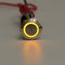 5 Pin 19mm LED Light Illuminated Push Button Latching Switch SPDT Waterproof