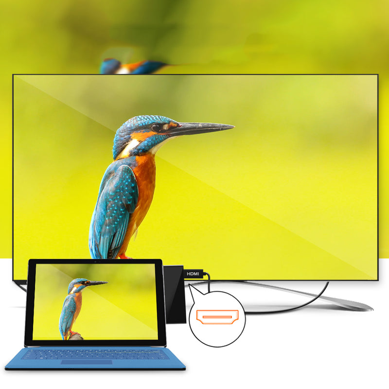 Rocketek SUR469/SUR569 USB 3.0 Hub Card Reader 4K HDMI USB Adapter for SD/TF Card Surface Pro 4/5/6