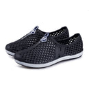 Men Hollow Out Sandals Shoes Breathable Casual Flats Beach Sunmmer