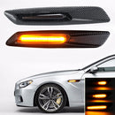 Dynamic Flowing LED Side Marker Lights Turn Signals For BMW E81 E82 E88 E90 E91 E60 E61 E46 E83