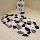 Honana BX-118 PVC Non-slip Bath Mats Pebble Shower Anti Slip Bathroom Carpet Toilet Mats Bathroom Floor Rug