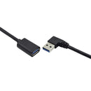 Bakeey USB 3.0 90 Degree Angle High Speed Portable Extension Data Cable For Home Office Business-Left