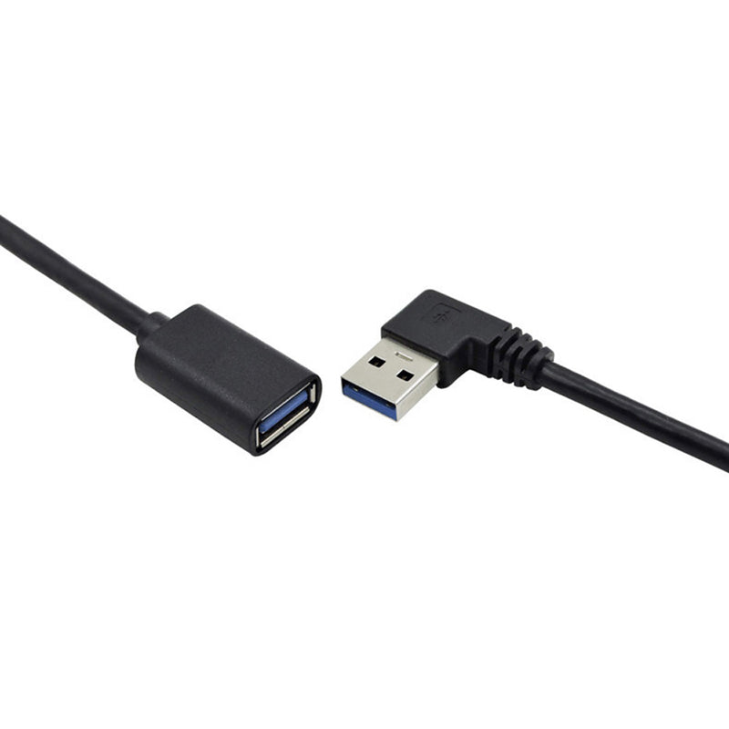 Bakeey USB 3.0 90 Degree Angle High Speed Portable Extension Data Cable For Home Office Business-Left