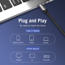 Vention CGSBF 2M Type-C to HDMI Cable  for Mac Samsun Samsung Galaxy S10/S9 Huawei Mate 20 P20 Pro HDMI Cable2.0  Type-C Adapter