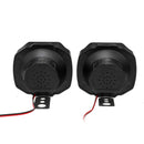 2pcs 4/6/9 LED 9-85V 10W Black Motorcycle Headlights Motorbike Driving Fog Spot Ligh+ Switch