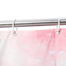 Starry Sky Printed Bathroom Polyester Shower Curtain Non Slip Toilet Cover Rugs Mat Set