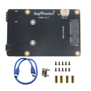 Upgraded Version V3.1 X850 mSATA SSD Storage Expansion Board For Raspberry Pi 3 Model B / 2B / B+
