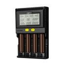 Miboxer C4-Plus LCD Display Fast Charging Smart Battery Charger For AA AAA 18650 26650 21700 16340