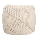 L350M D2mm Macrame Rope Natural Beige Cotton Twisted Cord Braided Wire For Hand Craft